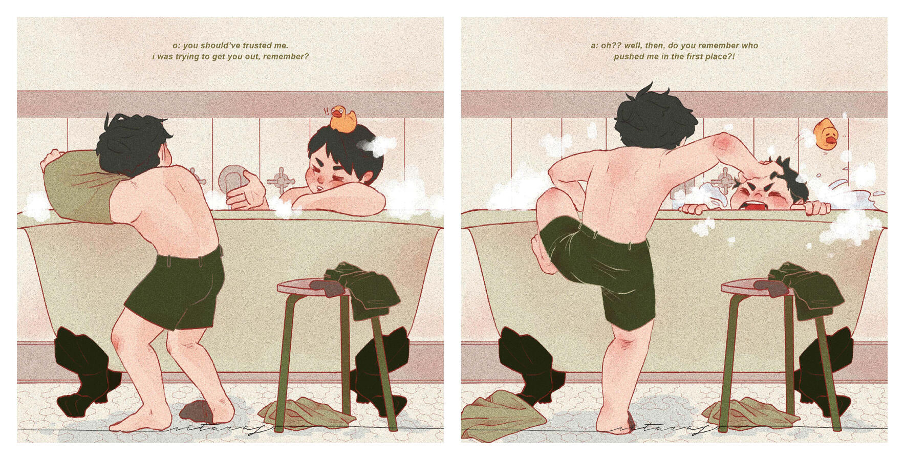 twins bath
